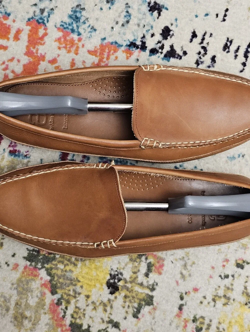 Allen Edmonds Interstate 90 Mens Shoes Size 15 Brown Leather Loafer Slip On